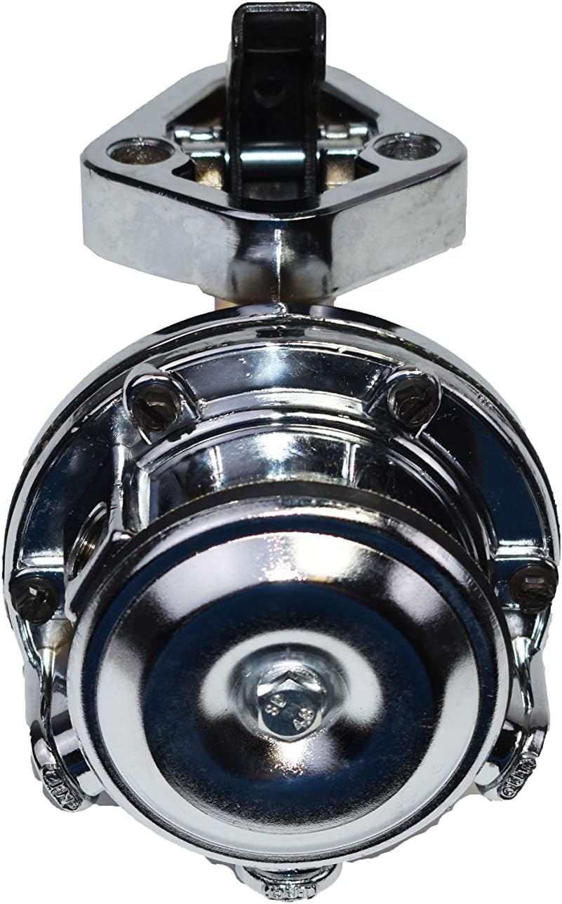 5 Star Speed Mechanical Fuel Pump 6 PSI 80 GPH Chrome Compatible with Chevy GMC Small Block 262–400 CID