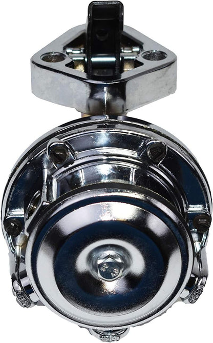 5 Star Speed Mechanical Fuel Pump 6 PSI 80 GPH Chrome Compatible with Chevy GMC Small Block 262–400 CID