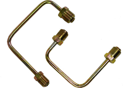 5 Star Speed Bottom Mount Proportioning Valve Line Kit Steel Zinc Compatible with 9/16 and 1/2 Ports