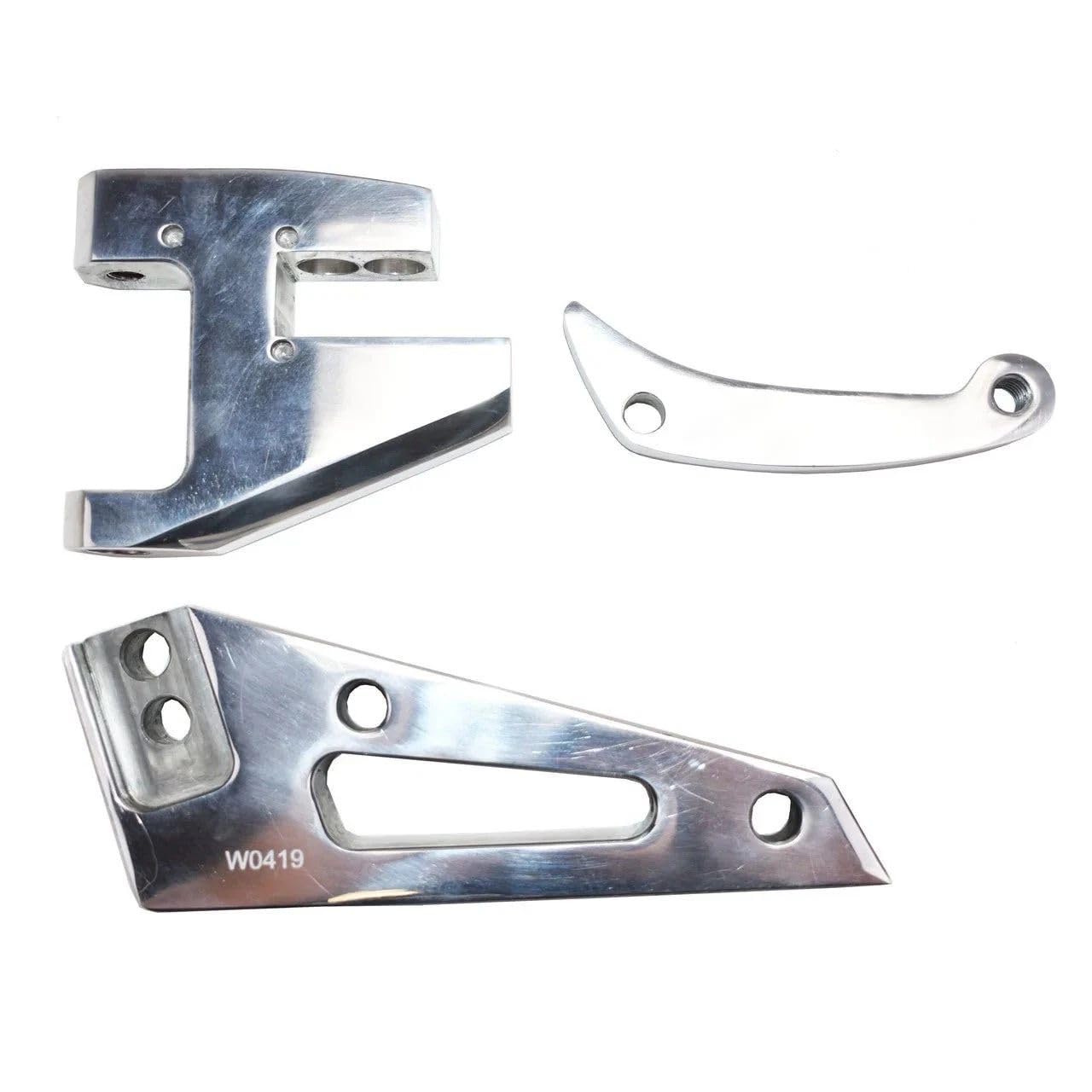 5 Star Speed Alternator Bracket Compatible with GM SBC Small Block Chevy V8 Engines, Short Water Pump, Fits 267 283 302 305 307 327 350 400