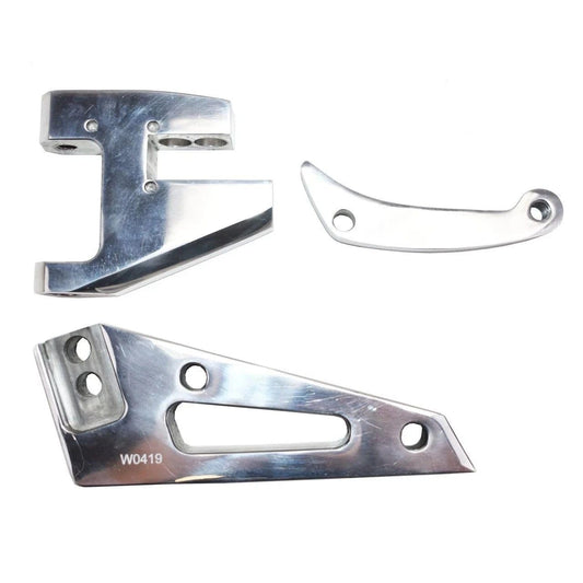 5 Star Speed Alternator Bracket Compatible with GM SBC Small Block Chevy V8 Engines, Short Water Pump, Fits 267 283 302 305 307 327 350 400
