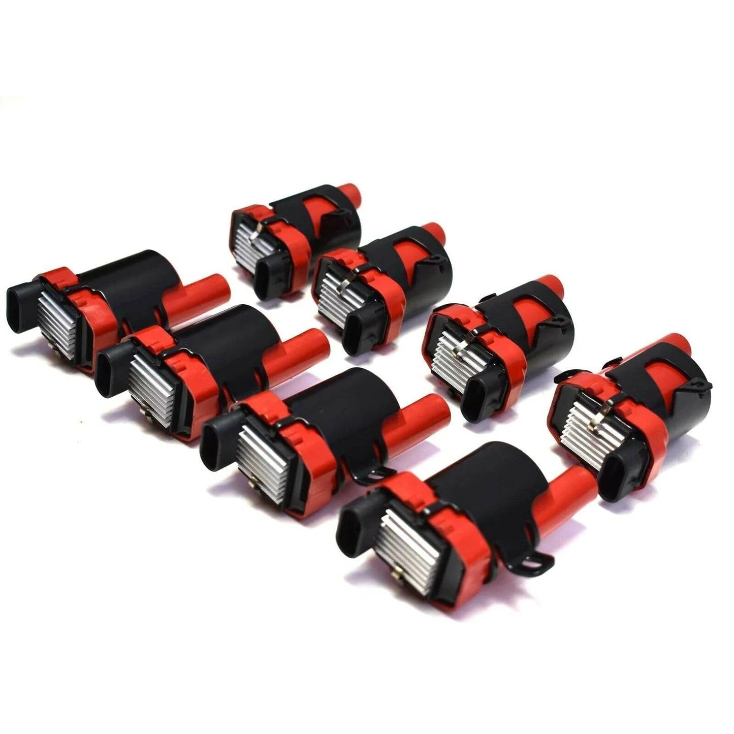 5 Star Speed GM 99-07 LSX High Performance Ignition Coils Set of 8 Red Compatible With LS Based Engines