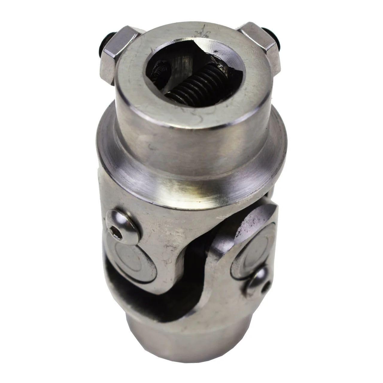 5 Star Speed Forged Stainless Steel Yokes Steering Shaft Universal U-Joint Compatible With 3/4" 30 Spline to 3/4" DD