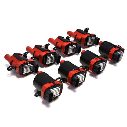 5 Star Speed GM 99-07 LSX High Performance Ignition Coils Set of 8 Red Compatible With LS Based Engines