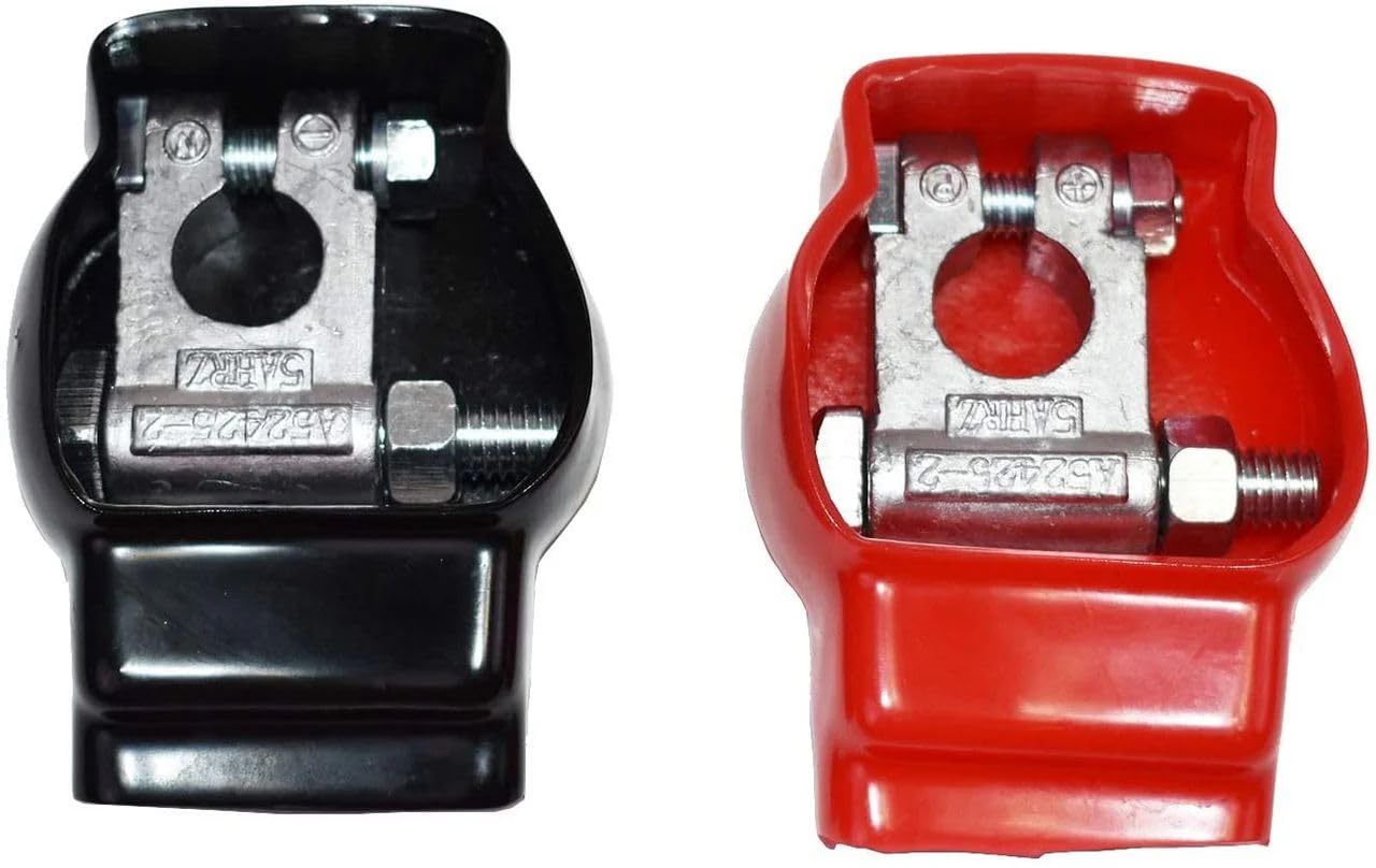 5 Star Speed Car Battery Terminal Connectors Military Spec Top Post Kit Compatible With Positive and Negative Battery Cable Applications 4-Piece Set