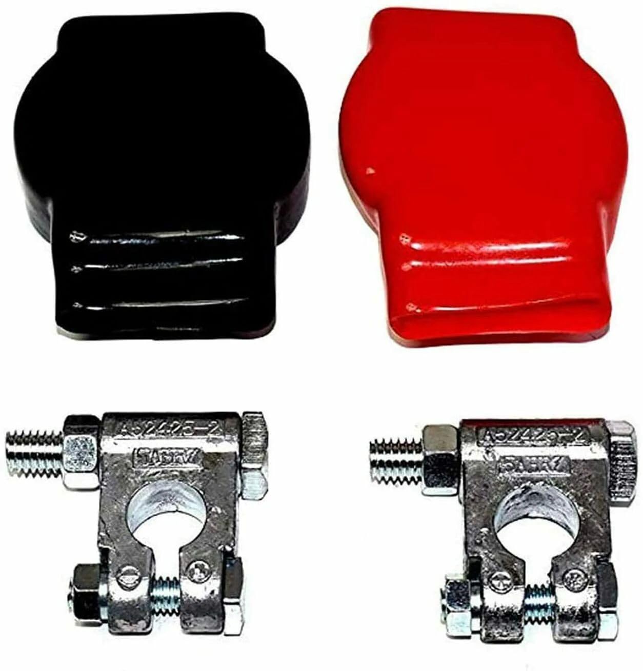 5 Star Speed Car Auto Battery Terminal Connector Military Spec Top Post Kit Compatible With Automotive Battery Applications 12-Piece Set