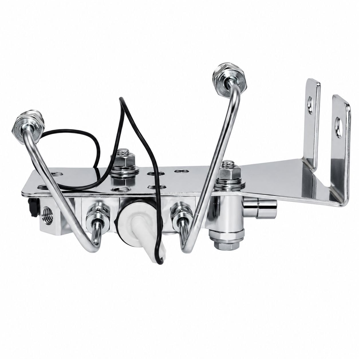 5 Star Speed Chrome PV2 Proportioning Valve Bottom Mount Kit Compatible with Disc/Drum Brake Systems for GM Chevy Applications