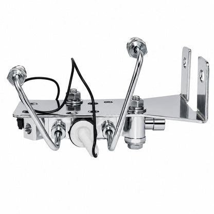 5 Star Speed Chrome PV2 Proportioning Valve Bottom Mount Kit Compatible with Disc/Drum Brake Systems for GM Chevy Applications
