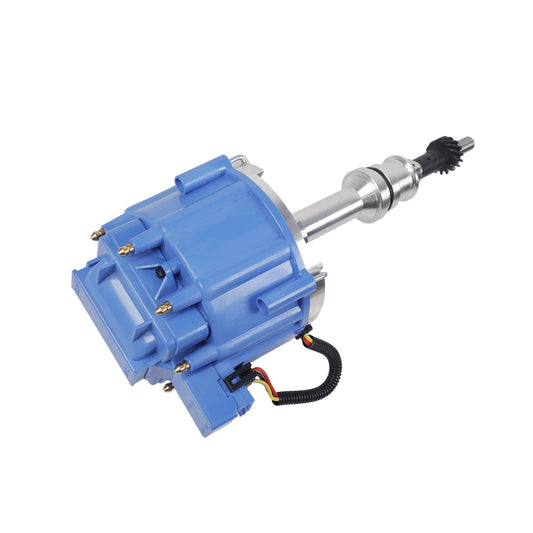5 Star Speed Marine HEI Distributor Compatible with Ford 260 289 302 5.0 V8 Engines with 65K Coil, Blue Cap