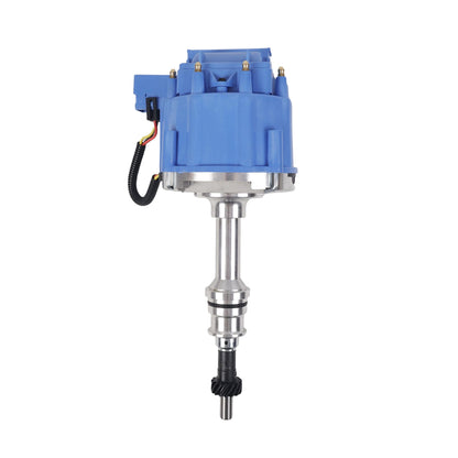 5 Star Speed Marine HEI Distributor Compatible with Ford 260 289 302 5.0 V8 Engines with 65K Coil, Blue Cap