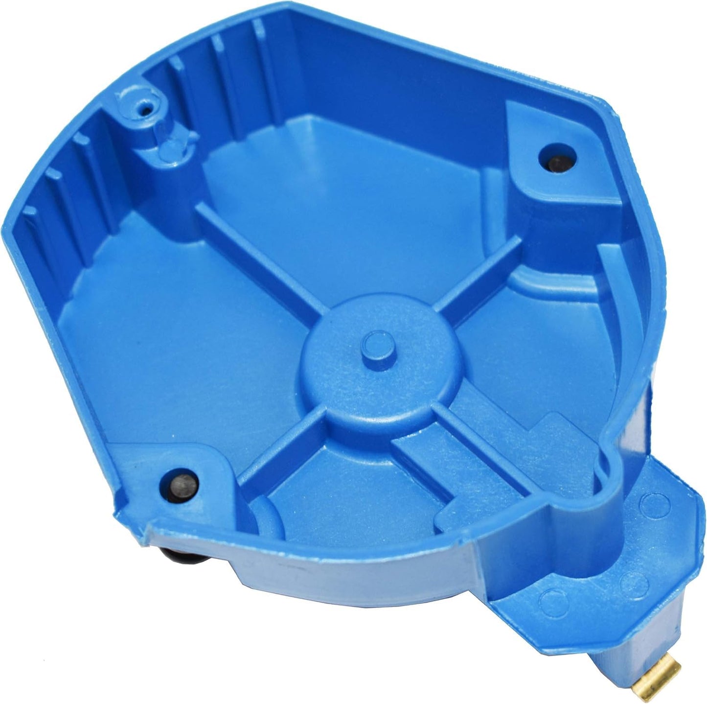 5 Star Speed HEI Distributor Cap, Rotor, and Coil Cover Kit Compatible with GM Style V6 (Blue)