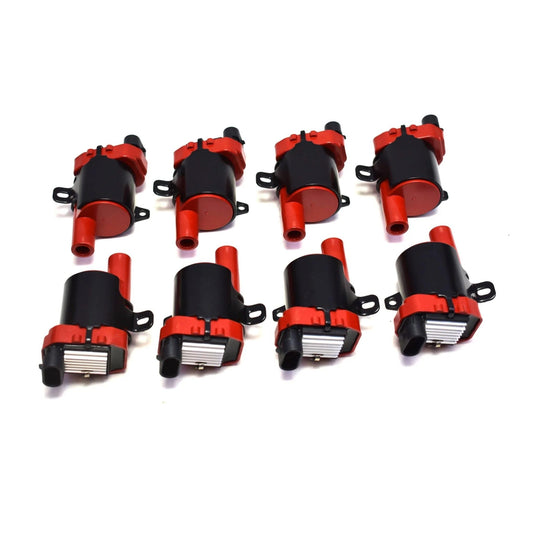 5 Star Speed GM 99-07 LSX High Performance Ignition Coils Set of 8 Red Compatible With LS Based Engines