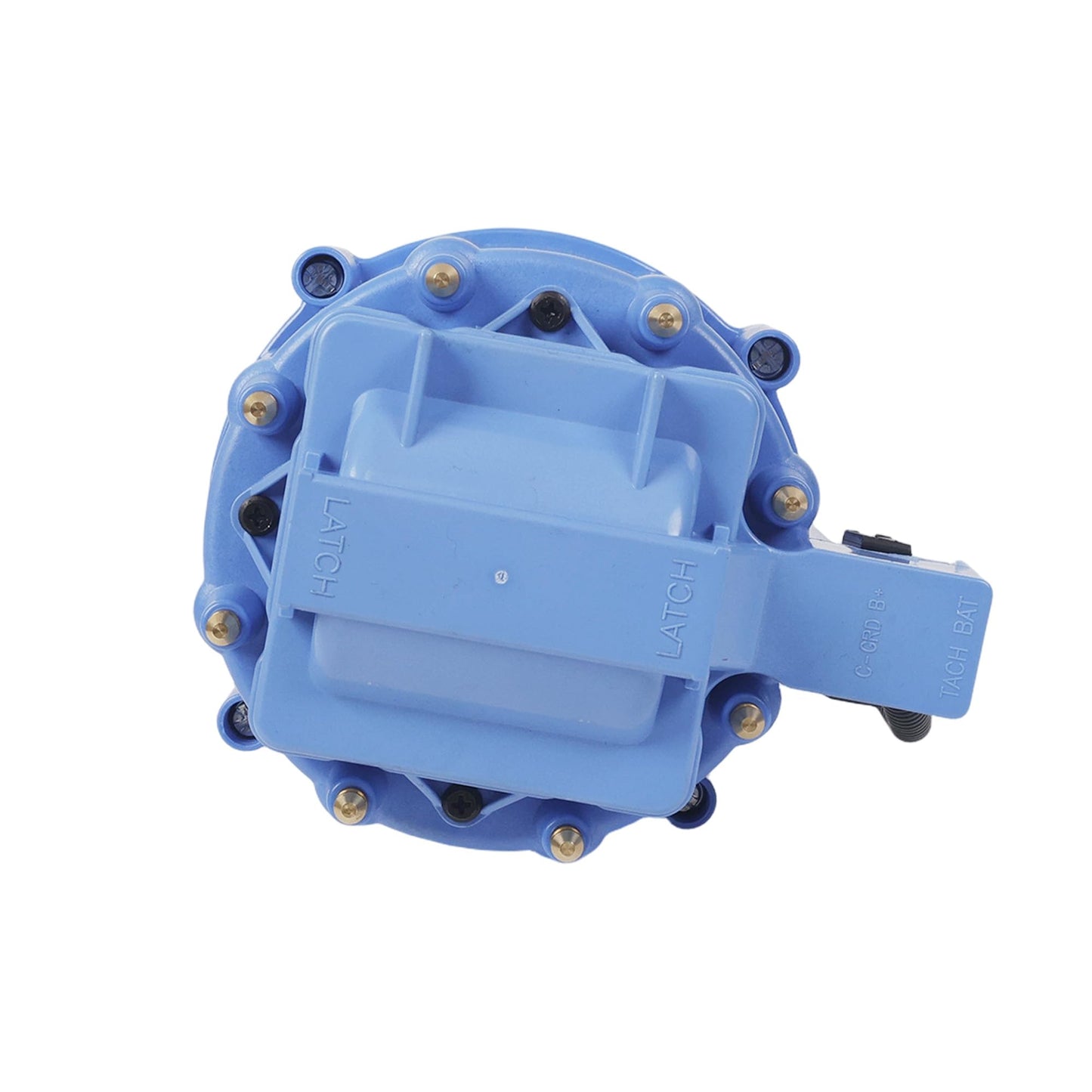 5 Star Speed Marine HEI Distributor Compatible with Ford 351W Windsor V8 Engines with 65K Coil, Blue Cap