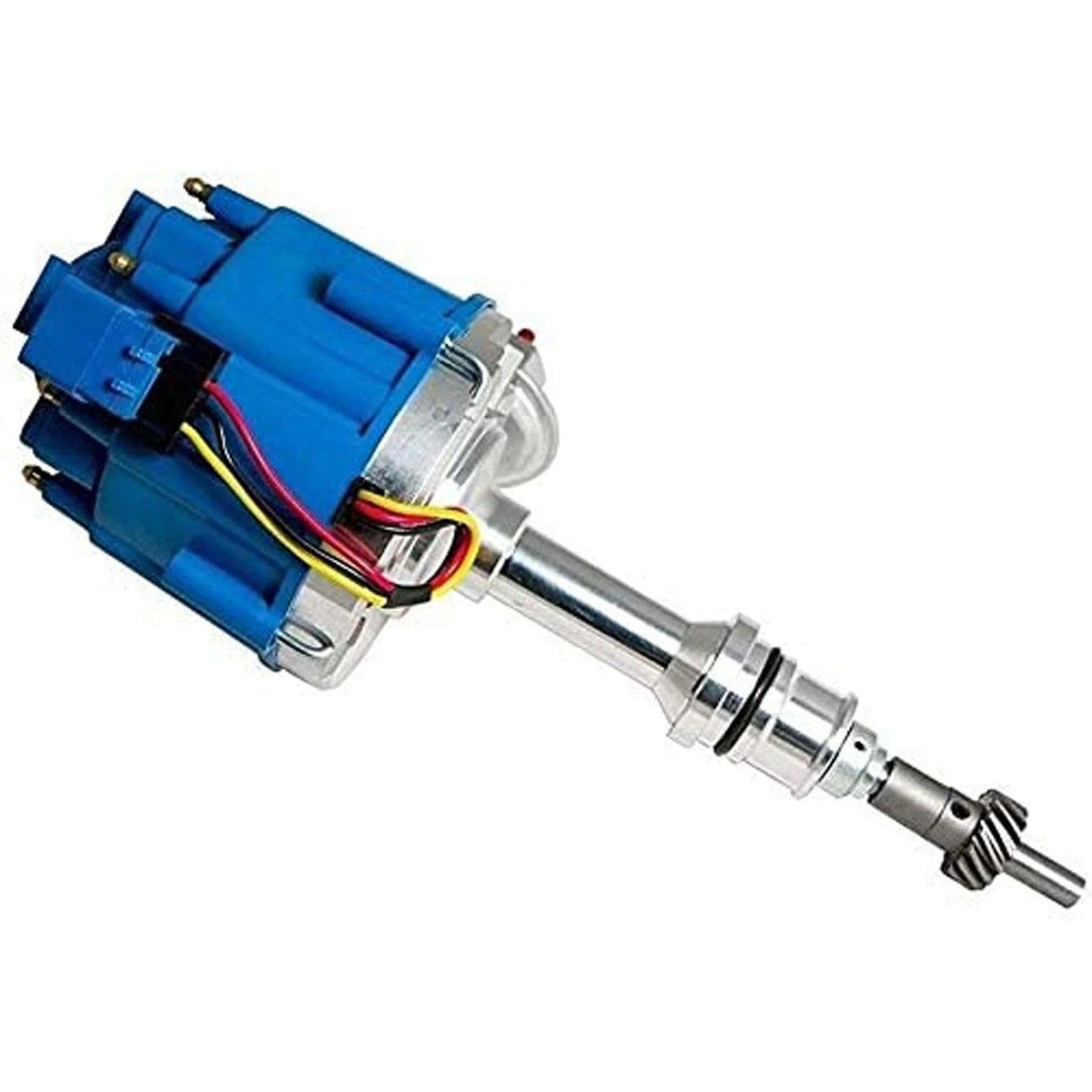 5 Star Speed HEI Distributor Kit Compatible with Ford Small Block SBF 221 260 289 302 5.0 with 8.0mm Blue Spark Plug Wires