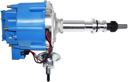 5 Star Speed HEI Distributor Compatible with Ford 144 170 200 250 Inline 6 Engines with 65K Coil, Blue Cap