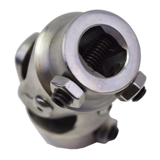 5 Star Speed Forged Stainless Steel Yokes Steering Shaft Universal U-Joint Compatible With 3/4" 30 Spline to 3/4" DD