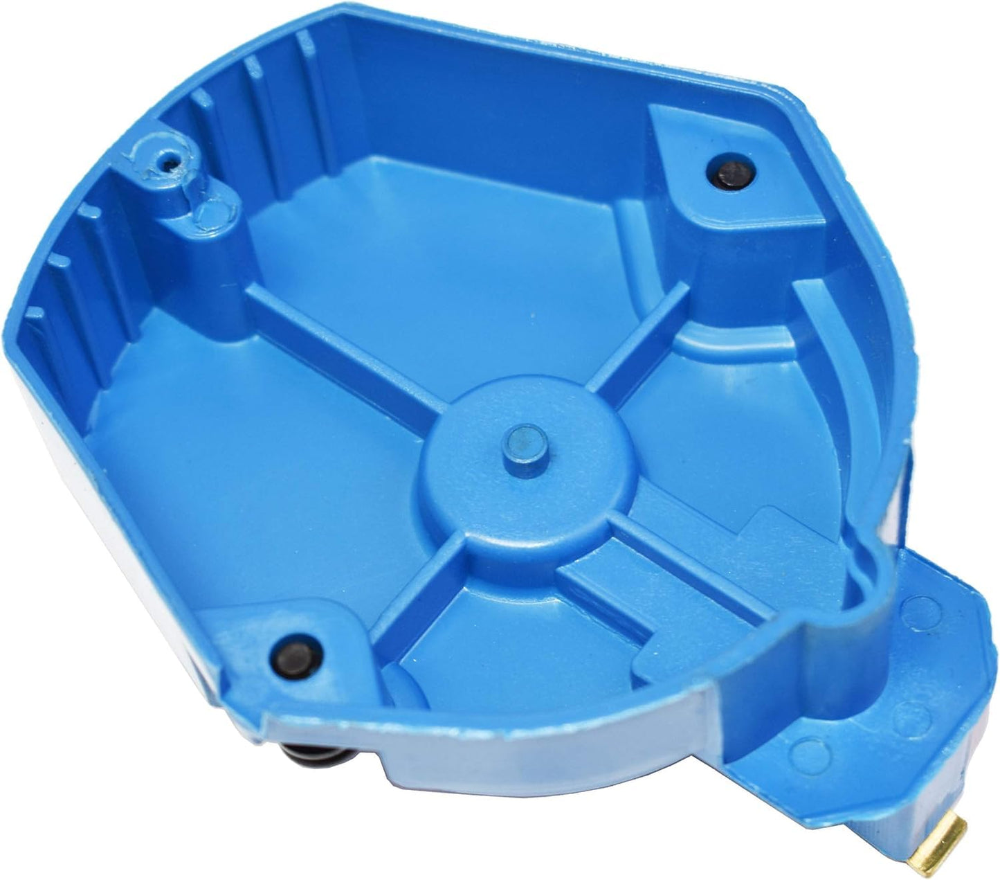 5 Star Speed HEI Distributor Cap, Rotor, and Coil Cover Kit Compatible with GM Style V8 (Blue)