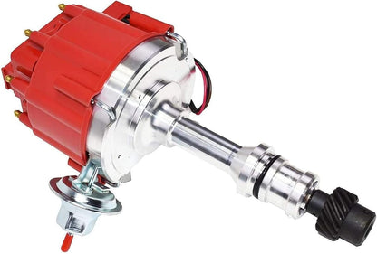 5 Star Speed HEI Distributor 65K Coil Compatible with Oldsmobile 260 307 350 455 V8 Red