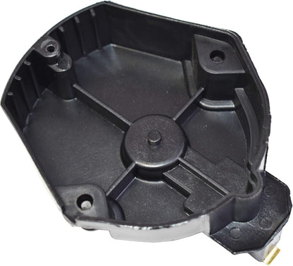 5 Star Speed HEI Distributor Cap, Rotor, and Coil Cover Kit Compatible with GM Style V8 (Black)