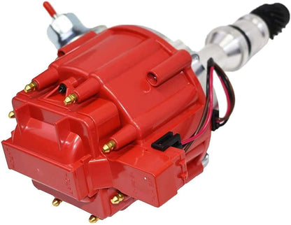 5 Star Speed HEI Distributor 65K Coil Compatible with Oldsmobile 260 307 350 455 V8 Red