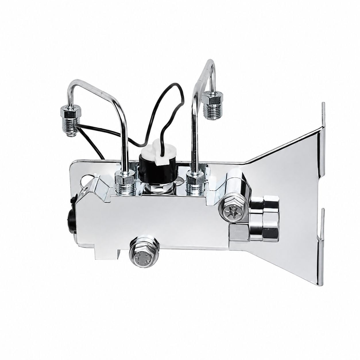 5 Star Speed Chrome PV2 Proportioning Valve Bottom Mount Kit Compatible with Disc/Drum Brake Systems for GM Chevy Applications
