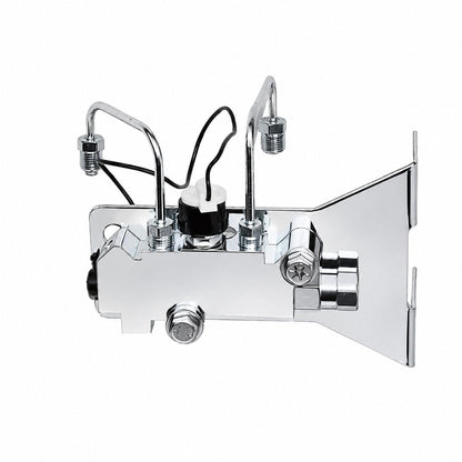 5 Star Speed Chrome PV2 Proportioning Valve Bottom Mount Kit Compatible with Disc/Drum Brake Systems for GM Chevy Applications