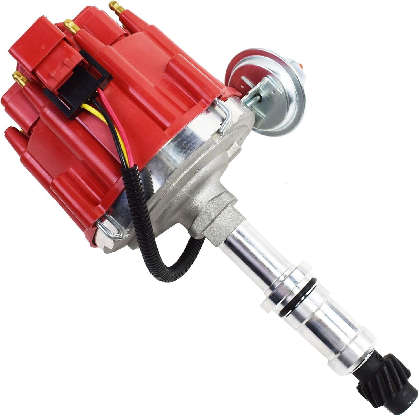 5 Star Speed HEI Distributor Compatible with Buick Nailhead V8 Engines 262 322 364 401 425 with 65K Coil, Red Cap