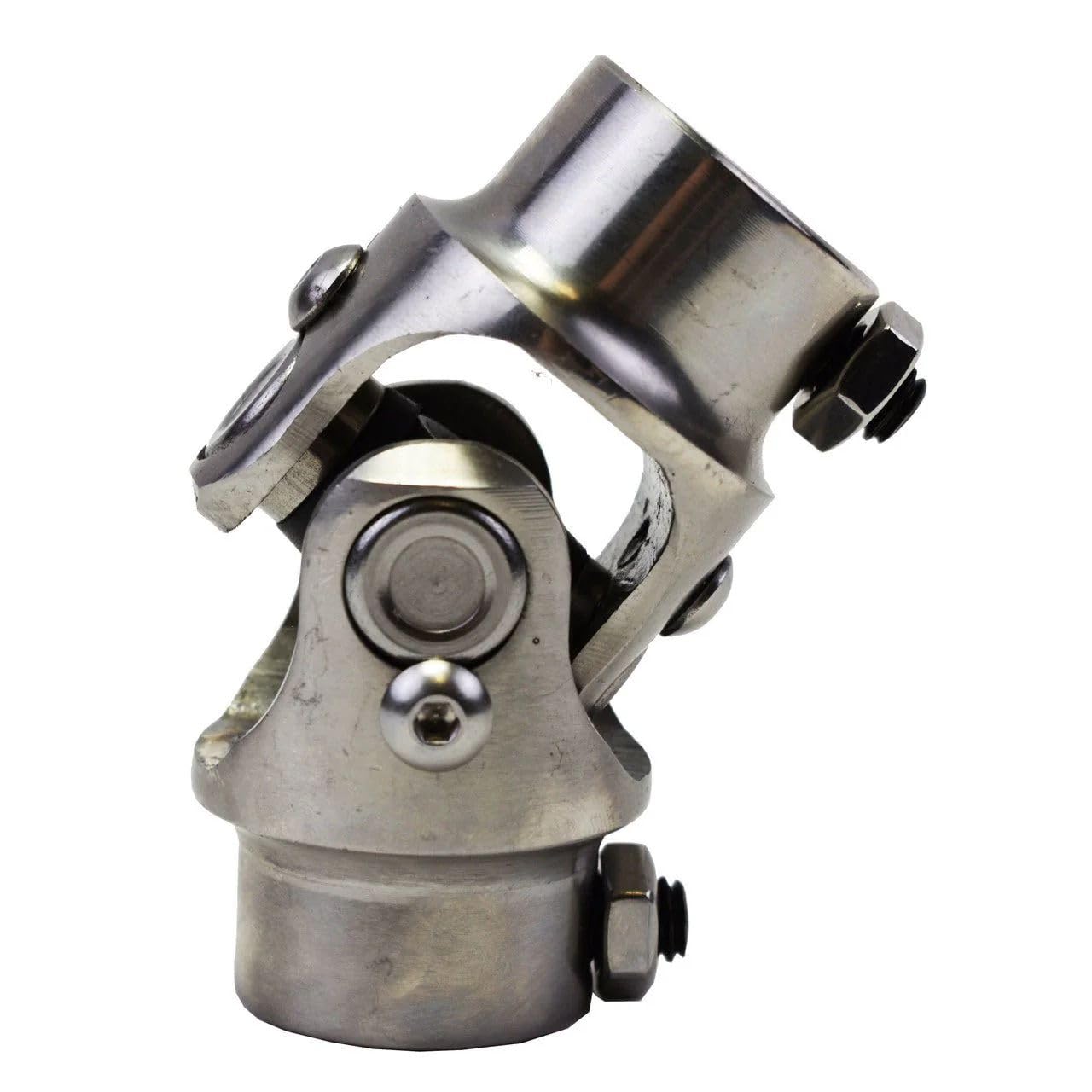 5 Star Speed Forged Stainless Steel Yokes Steering Shaft Universal U-Joint Compatible With 3/4" 30 Spline to 3/4" DD