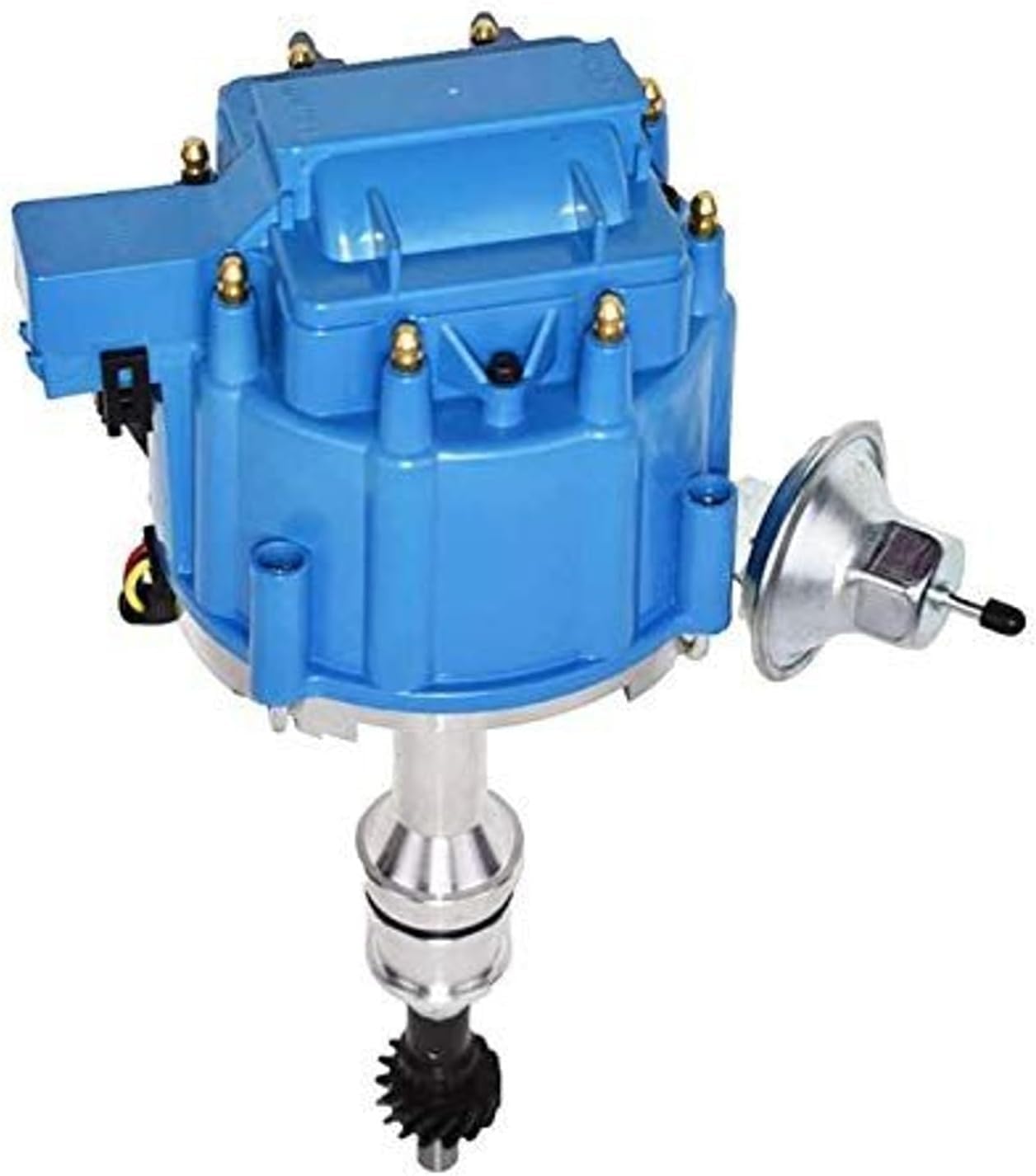 5 Star Speed HEI Distributor with High Output Coil Compatible with Ford Big Block V8 351C 351M 400 429 460 Blue Cap