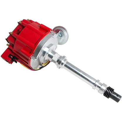 5 Star Speed HEI Distributor Kit Compatible with Chevy GM Small Block SBC 283 305 307 327 350 400 with 8.0mm Over Valve Cover Spark Plug Wires