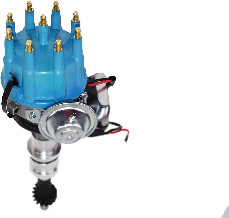 5 Star Speed Ready to Run Distributor Blue Cap for Ford Big Block 351C 351M 400 370 429 460