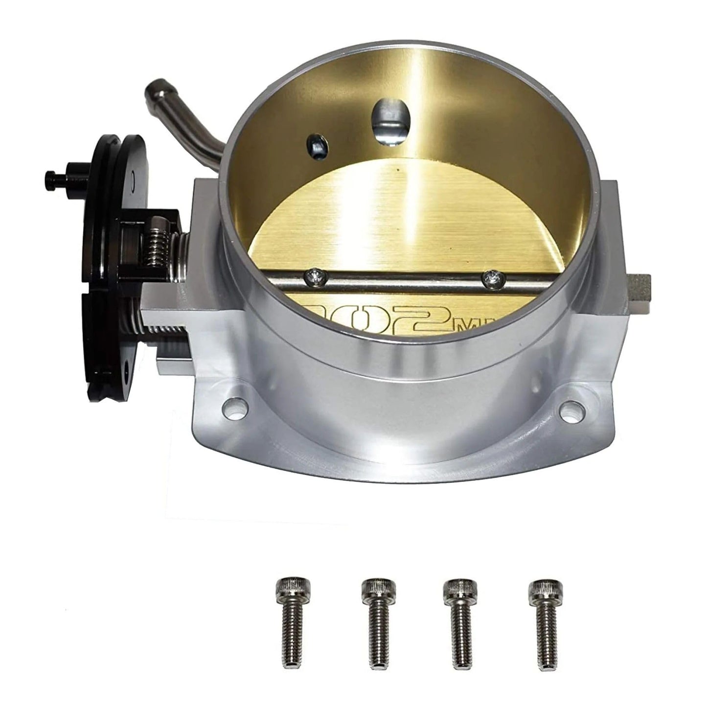 5 Star Speed Silver 102MM 4 Bolt Throttle Body Compatible With LS LS1 LS3 LS6 LSX Engine