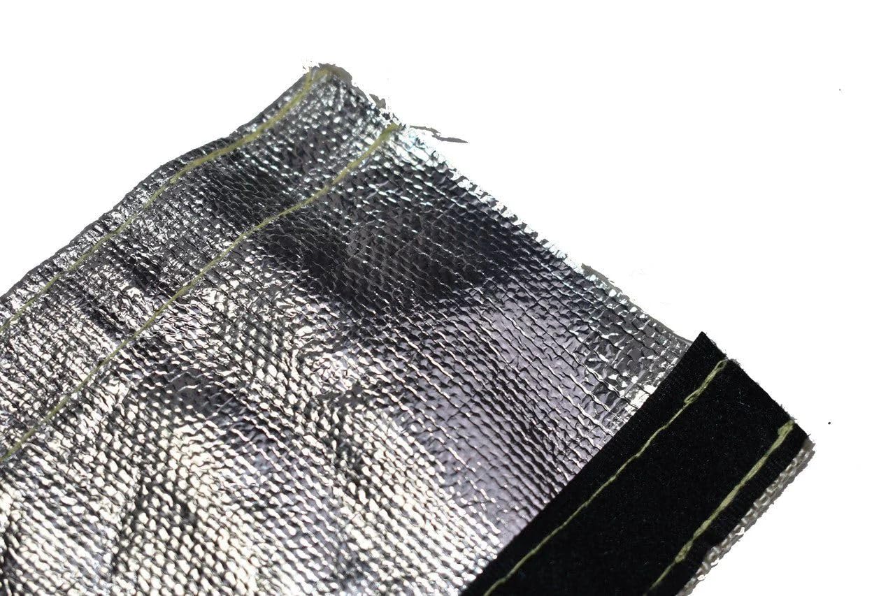 5 Star Speed Heat Shroud Aluminized Sleeving Heat Shield Protection Barrier with Hook and Loop Closure 1" x 36"