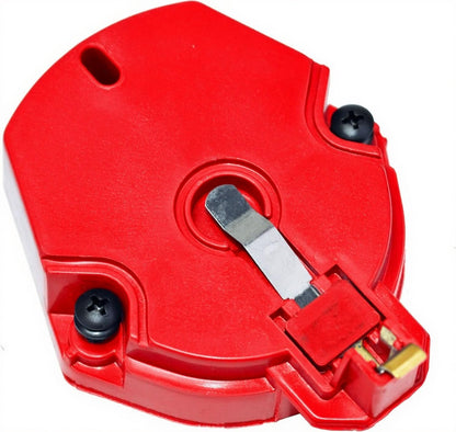 5 Star Speed HEI Distributor Cap, Rotor, and Coil Cover Kit Compatible with GM Style V6 (Red)