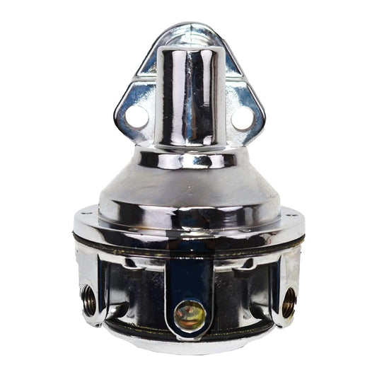 5 Star Speed Mechanical Fuel Pump 80 GPH 6 PSI Chrome Compatible with Chevy GMC Big Block 396 402 427 454