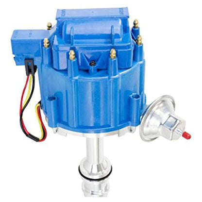 5 Star Speed HEI Distributor Kit Compatible with Ford FE FT 361 391 Spark Plug Wires 5/16" Shaft