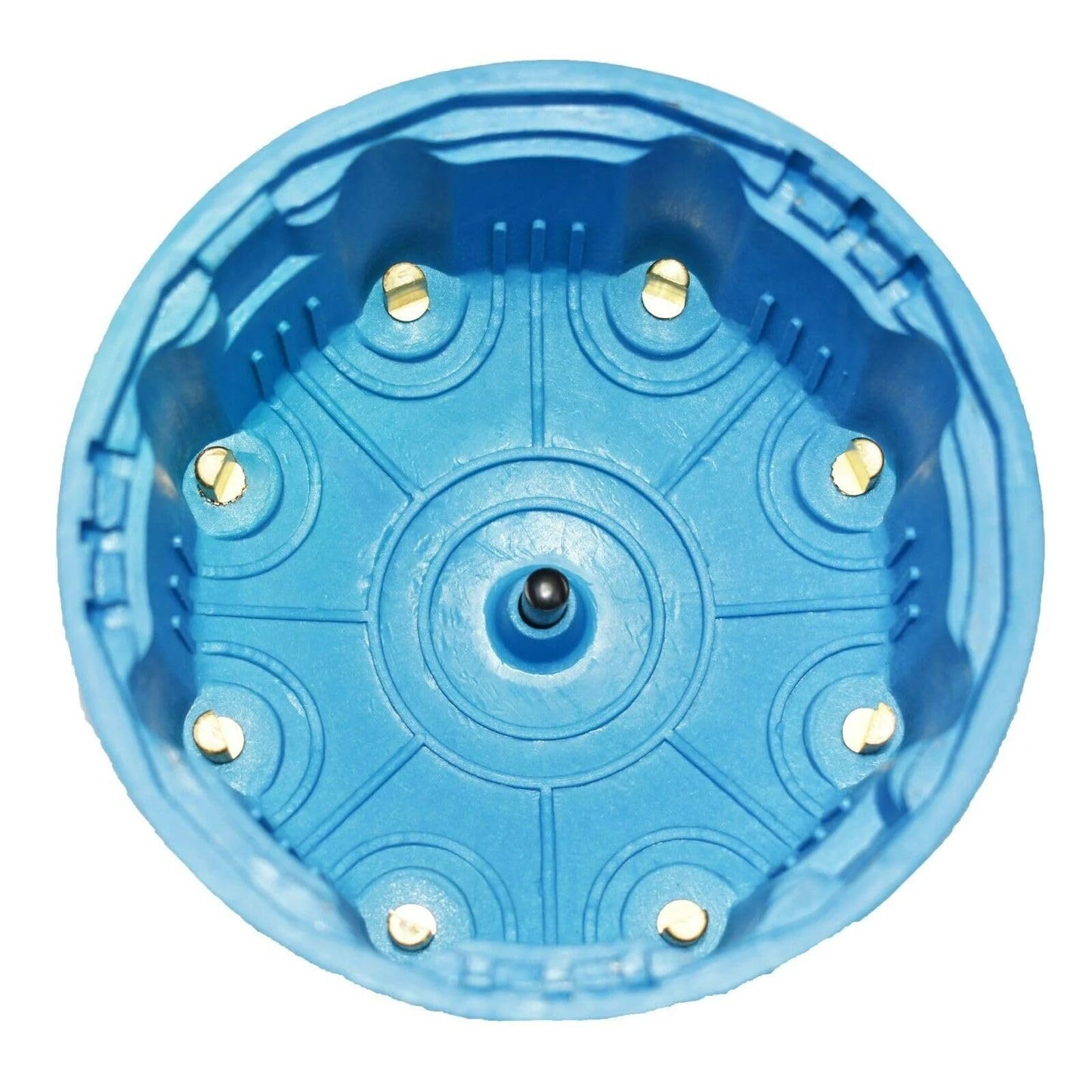 5 Star Speed Pro Billet & Ready to Run Cap and Rotor Kit 8-Cylinder Male Terminal Blue