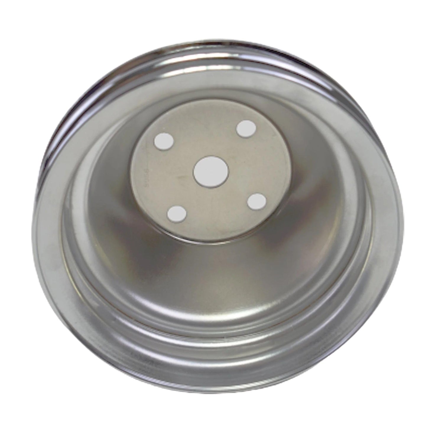 5 Star Speed Water Pump Pulley Double-Groove SWP Short Water Pump Compatible with Small Block Chevy SBC 262 265 267 283 302 305 307 327 350 400 Chrome