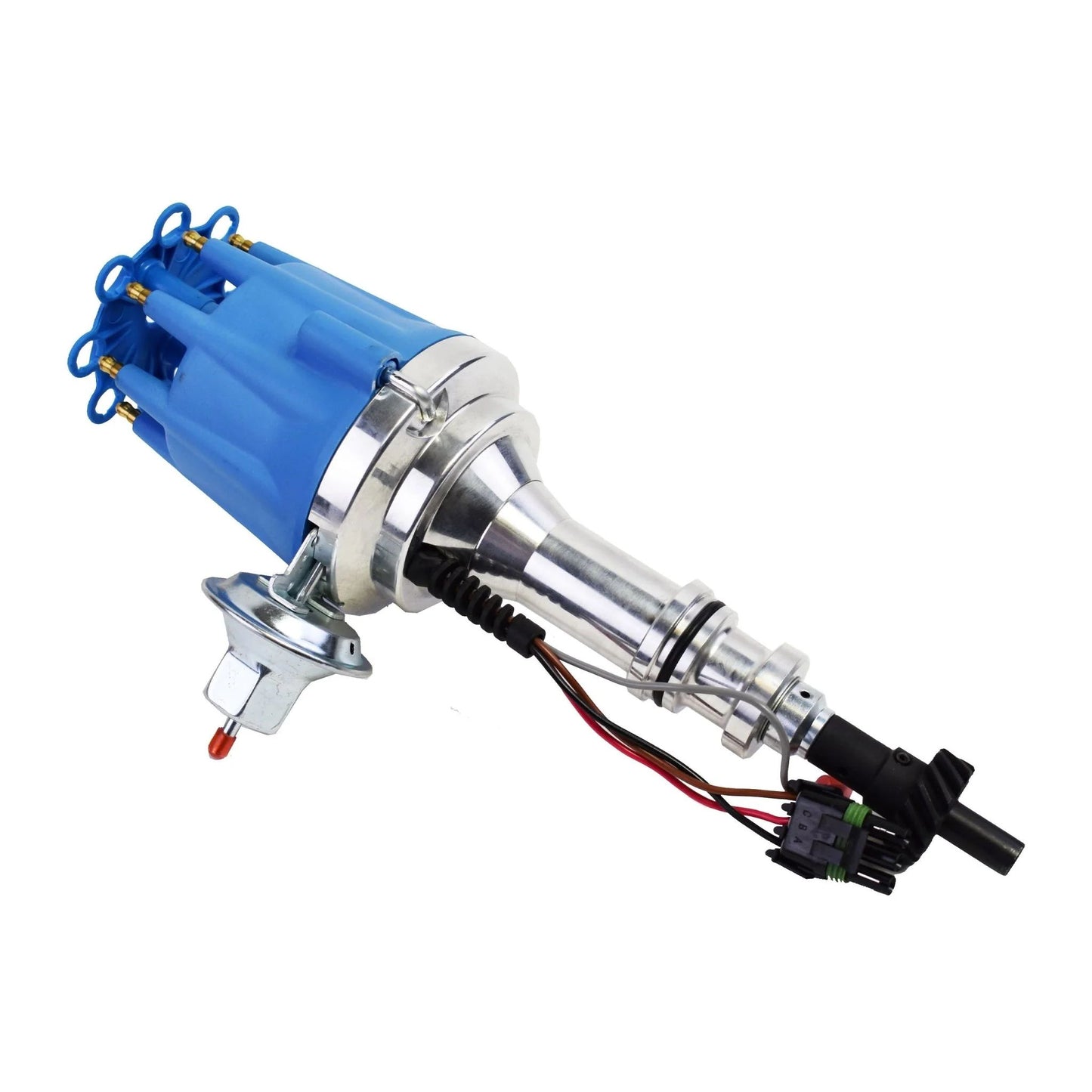 5 Star Speed Pro Series Ready to Run R2R Distributor Compatible with Ford 351C 351M 400M 370 429 460 BBF V8 Engine Blue Cap