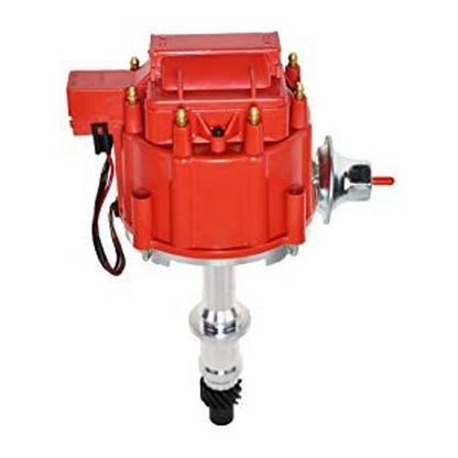 5 Star Speed HEI Distributor 65K Coil Compatible with Pontiac V8 301-455 Red Cap