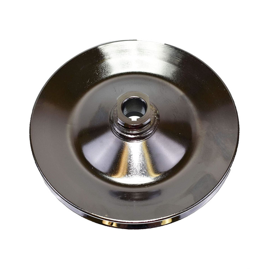 5 Star Speed Chrome Power Steering Pump Pulley 1 Groove 5/8 Keyway Compatible with Chevy GM 1955–1972