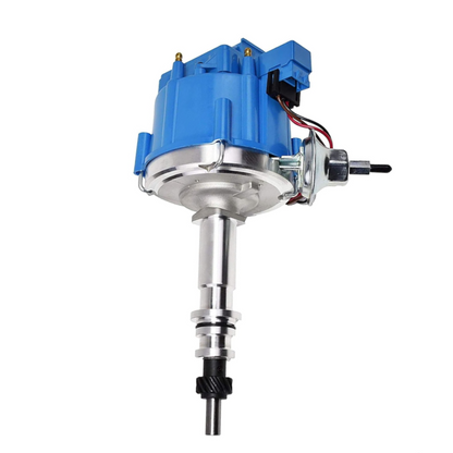 5 Star Speed HEI Distributor Compatible with Ford 144 170 200 250 Inline 6 Engines with 65K Coil, Blue Cap