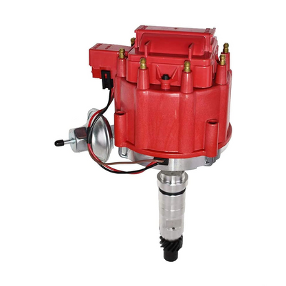 5 Star Speed HEI Distributor Compatible with Buick Nailhead V8 Engines 262 322 364 401 425 with 65K Coil, Red Cap
