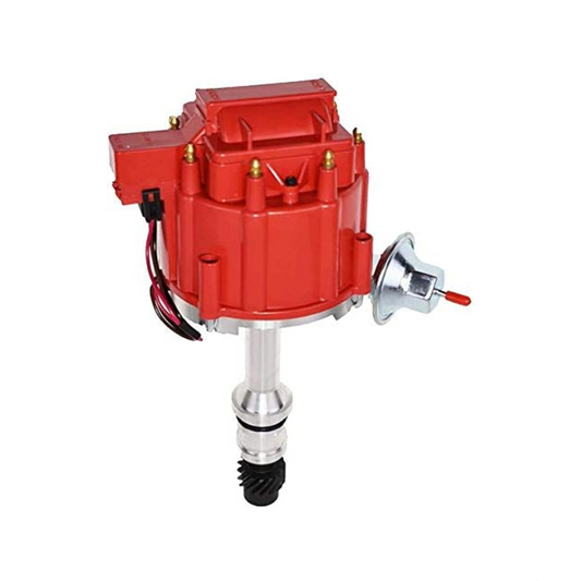 5 Star Speed HEI Distributor 65K Coil Compatible with Oldsmobile 260 307 350 455 V8 Red