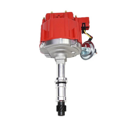 HEI Distributor Compatible with Buick Big Block 400 430 455 with 65K Volt Coil, One-Wire Installation, Red Cap